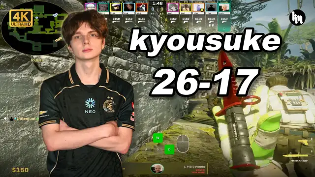 kyousuke 🔥kyousuke (26-17) 1.41 Rating 均分2900 远古遗迹 POV | 2026.08.24 视频封面