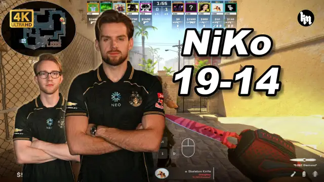 NiKo 🔥NiKo (19-14) 均分3300 荒漠迷城 POV | 2026.09.02 视频封面