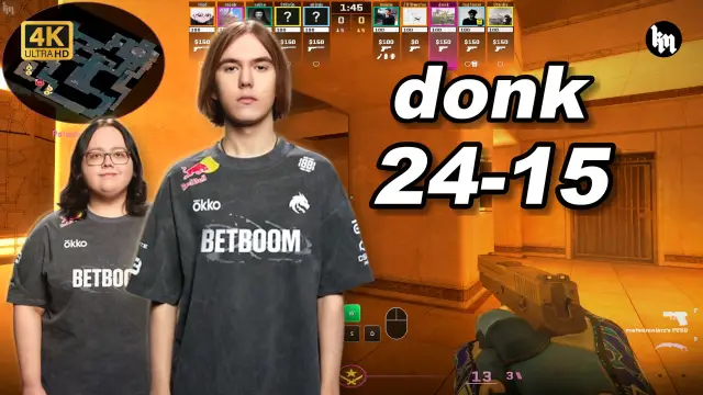 donk 🔥donk (24-15) 和magixx双排 均分4000 荒漠迷城 POV | 2026.10.01 视频封面