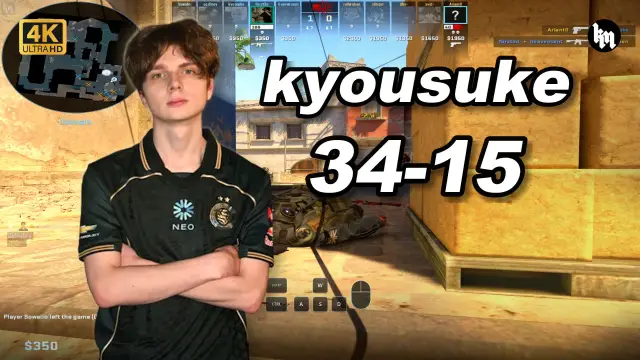 kyousuke 京介天梯三排无加时34杀🔥kyousuke 均分3300 荒漠迷城 POV | 2026.10.08 视频封面