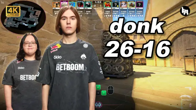 donk 🔥donk (26-16) 和magixx双排 均分3500 荒漠迷城 POV | 2026.10.01 视频封面
