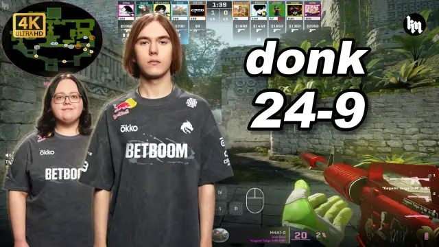 donk 🔥donk (24-9) 1.74 Rating 均分3400 远古遗迹 POV | 2026.09.02 视频封面