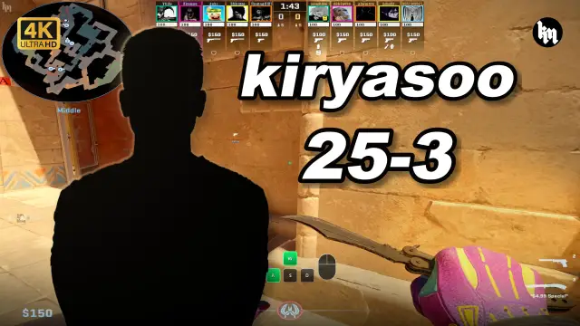 kiryasoo 绿龙青训🔥kiryasoo (25-3) 2.26 Rating 均分3600 阿努比斯 POV | 2026.10.18 视频封面